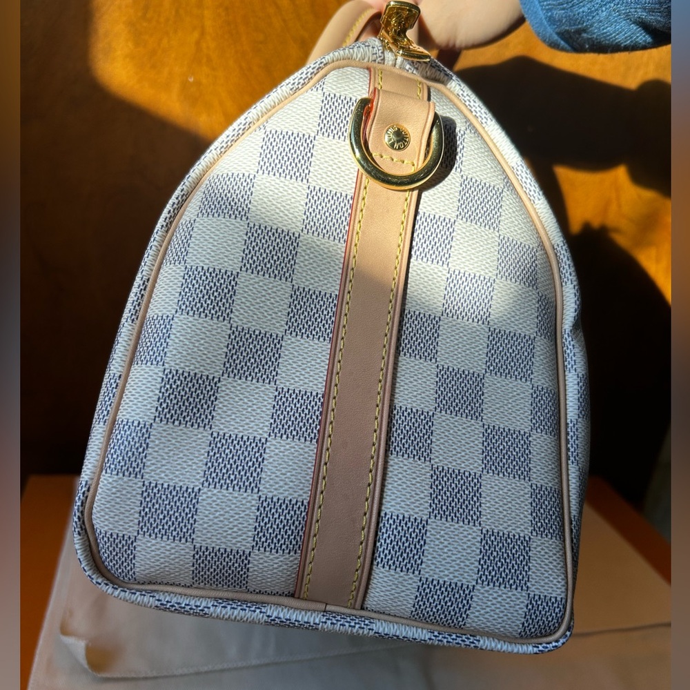 Louis Vuitton Speedy 25 Bandoulière Damier Azur – Excellent – Full Set - Picture 8 of 16